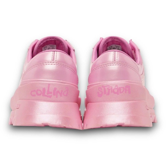 VANS x Collina Strada Womens Old Skool Pink Platform Vibram DX Sneakers Size 10 - Picture 6 of 11